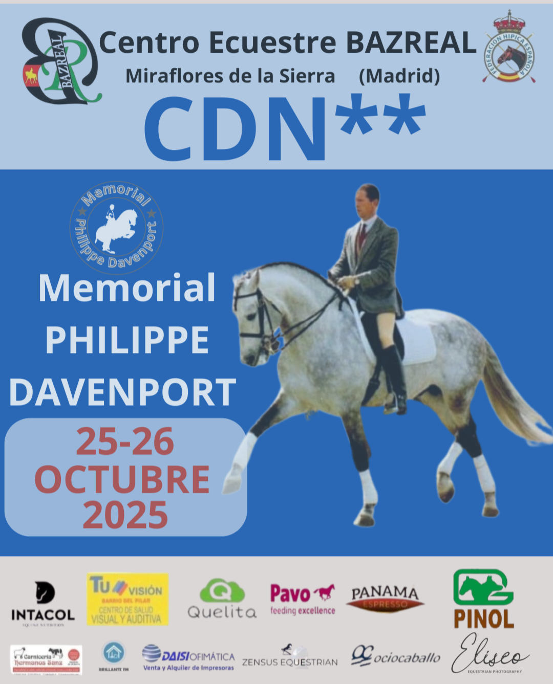 CDN** 25-26 OCTUBRE MEMORIAL PHILIPPE DAVENPORT 
